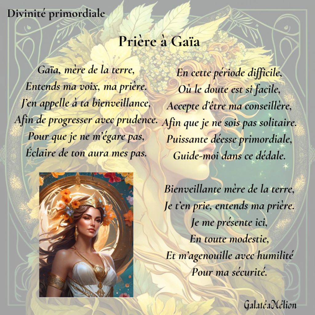 Prière à Gaïa