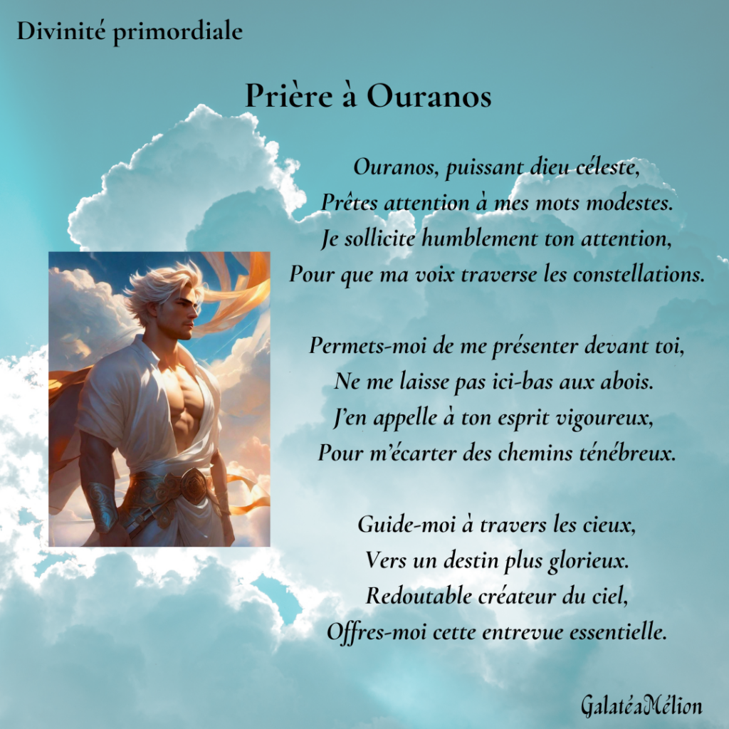 prière à ouranos